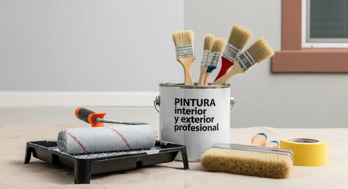 Pintura interior y exterior profesional